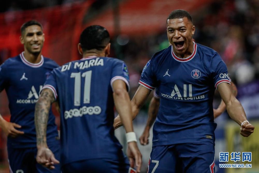  巴黎圣日耳曼客场轻取昂热扩大领先优势